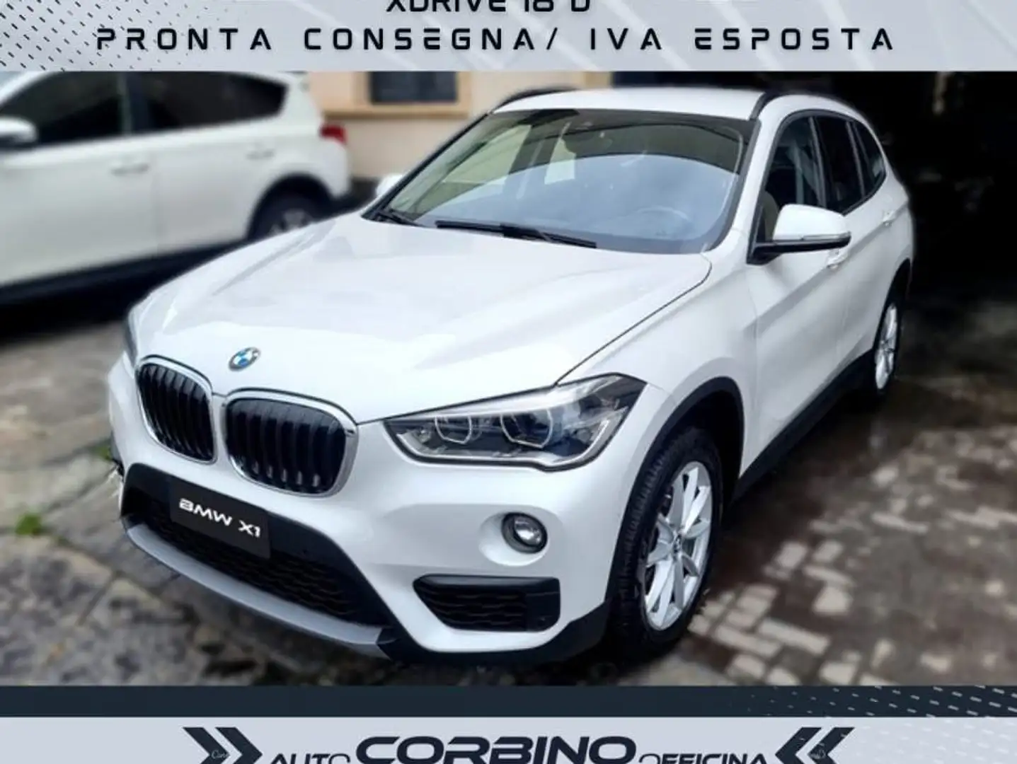 BMW X1 X1 F48 xdrive18d Advantage auto my18 Bianco - 1