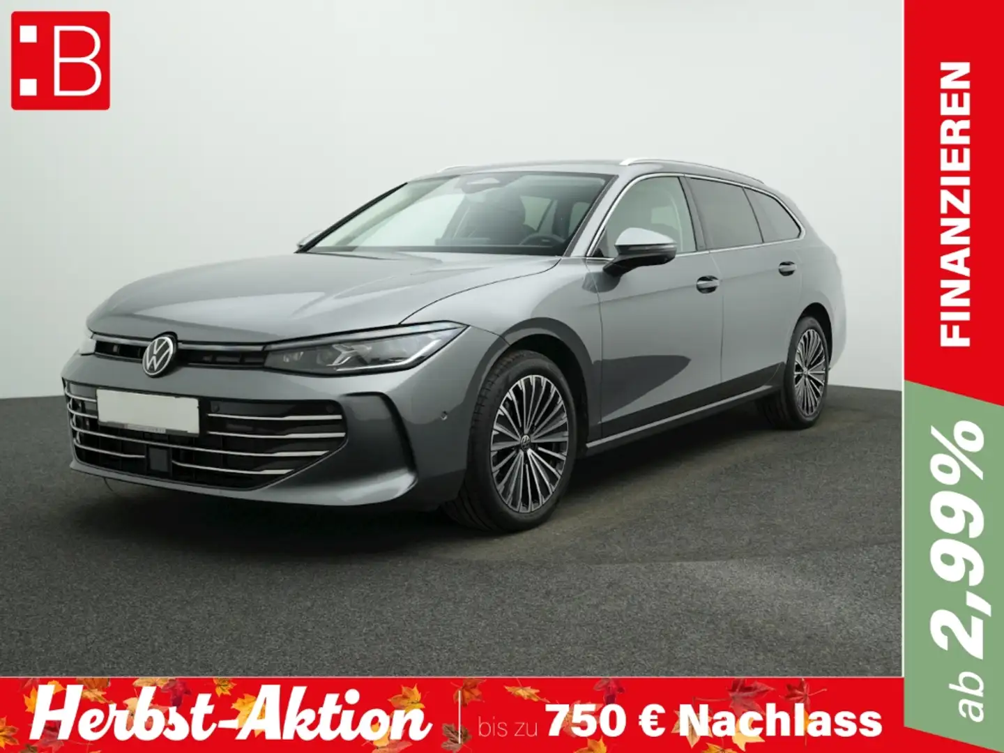 Volkswagen Passat Variant 2.0 TDI DSG Elegance MATRIX-LED NAVI AHK PANO SIDE Grau - 1