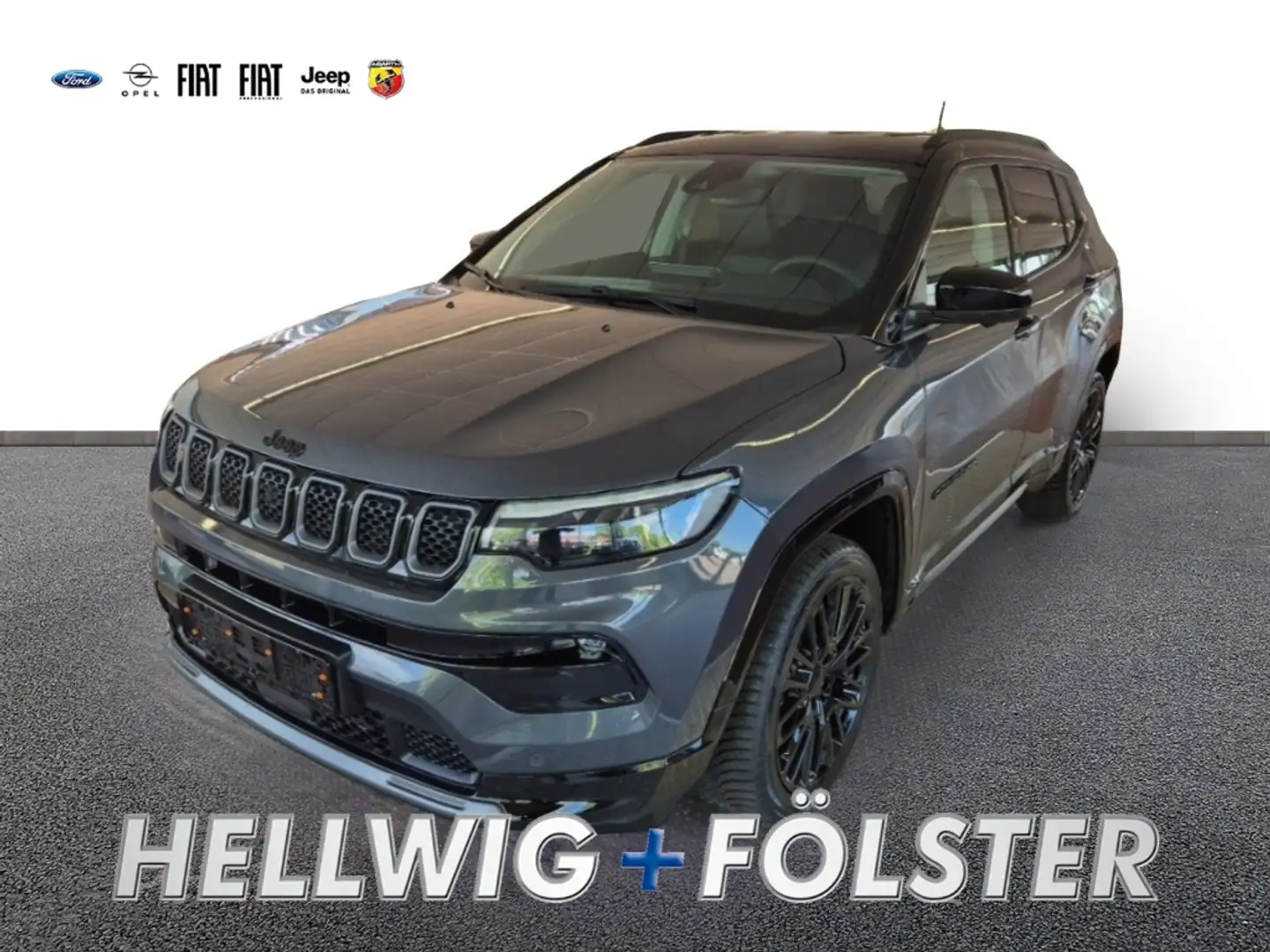 Jeep Compass S Mild-Hybrid FWD 1.5 MultiAir Leder SHZ Grau - 1