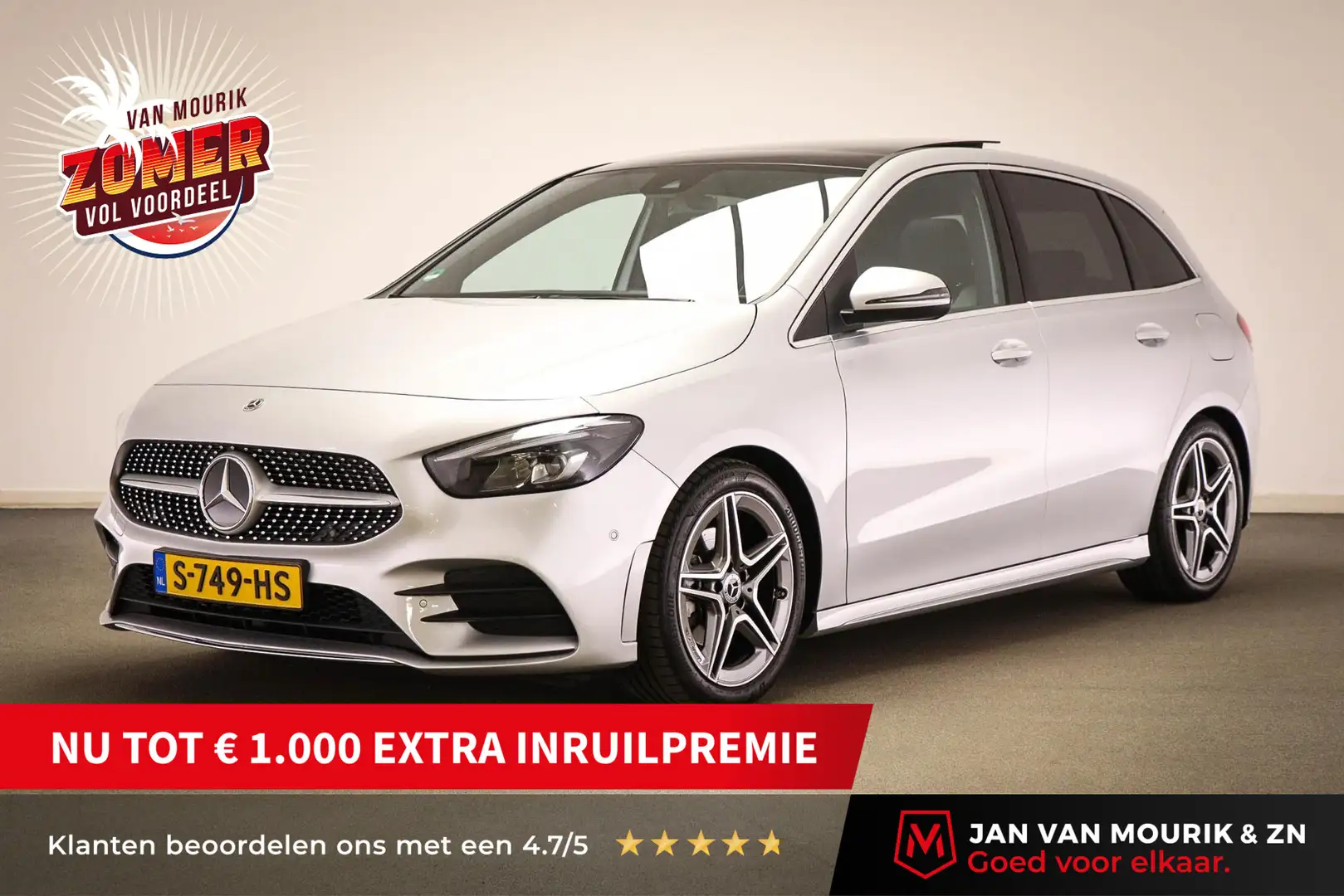Mercedes-Benz B 200 AMG Line | PANORAMADAK | DAB | APPLE | SFEERVERLIC Gris - 1