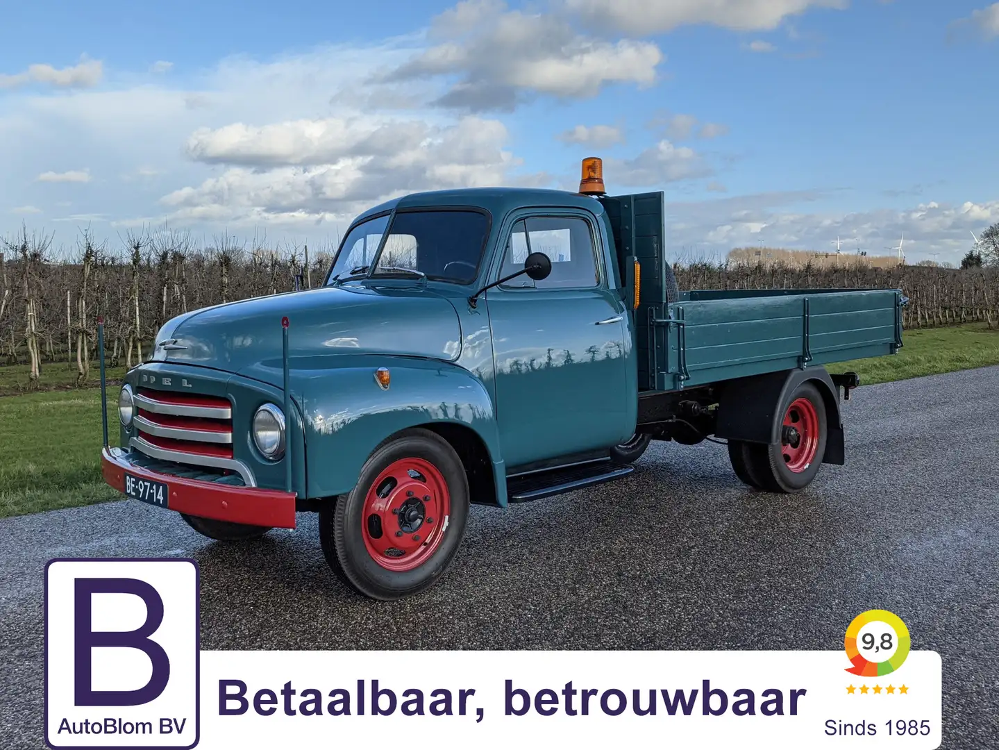 Opel Blitz 175T 330 Bolkop /Volledig gerestaureerd!/ Albastru - 1