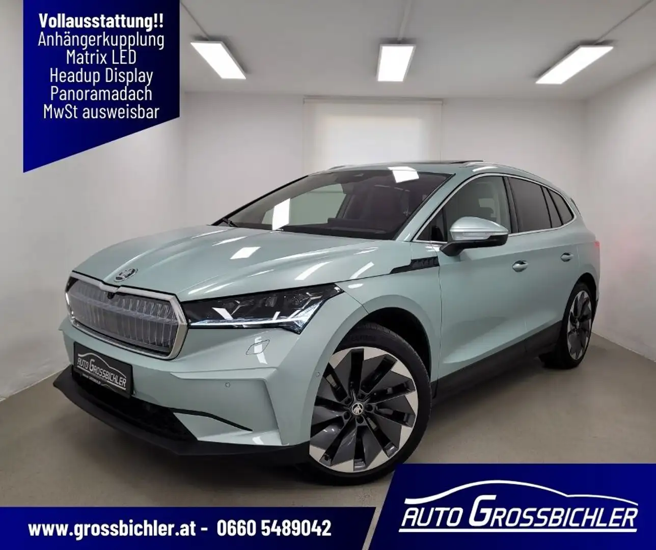 Skoda Enyaq iV 80 82kWh Panorama, AHK schwenkbar, Headup, S... Silber - 1