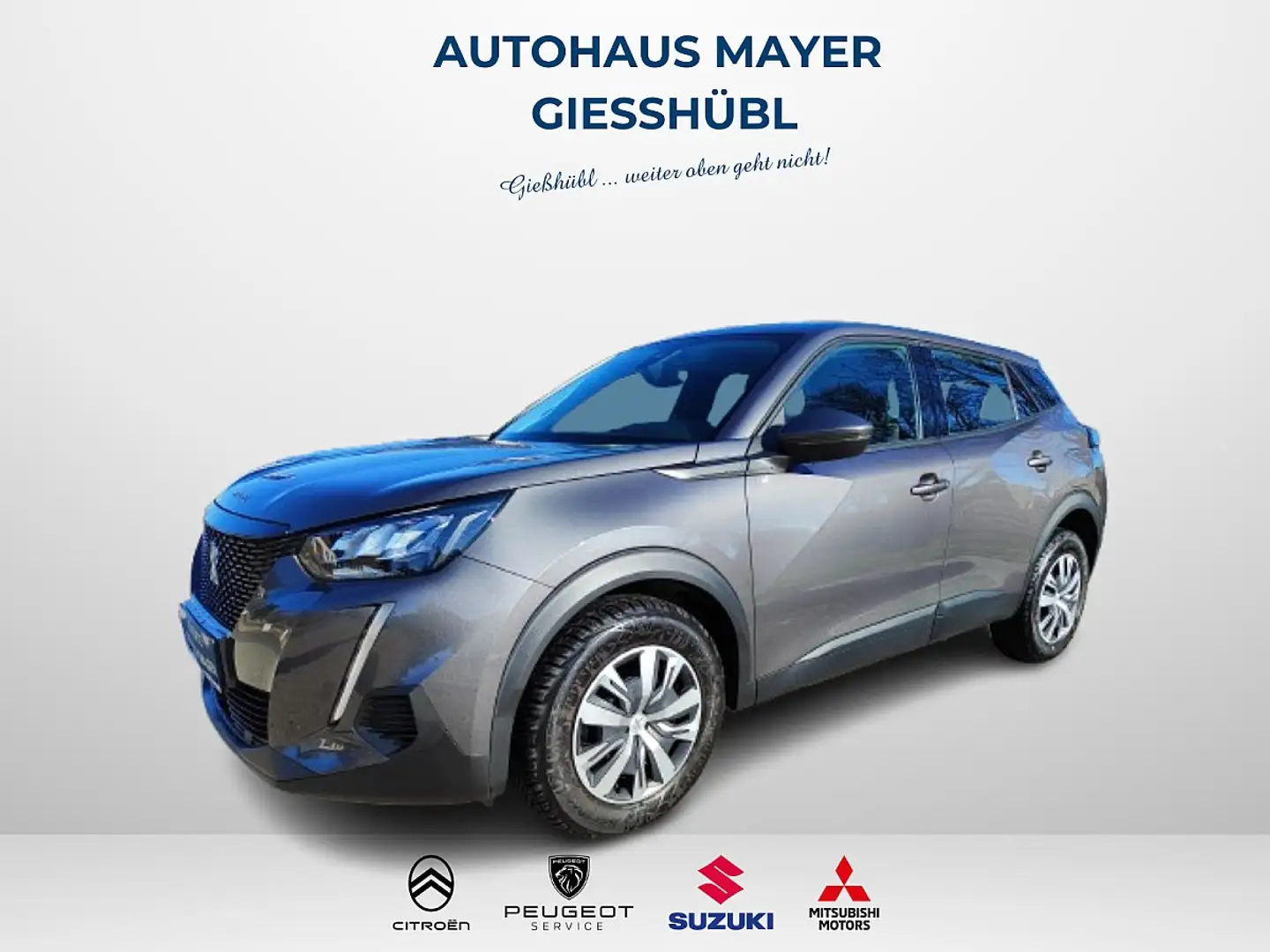 Peugeot 2008 PureTech 100 S&S Active 6-Gang-Manuell Grau - 1