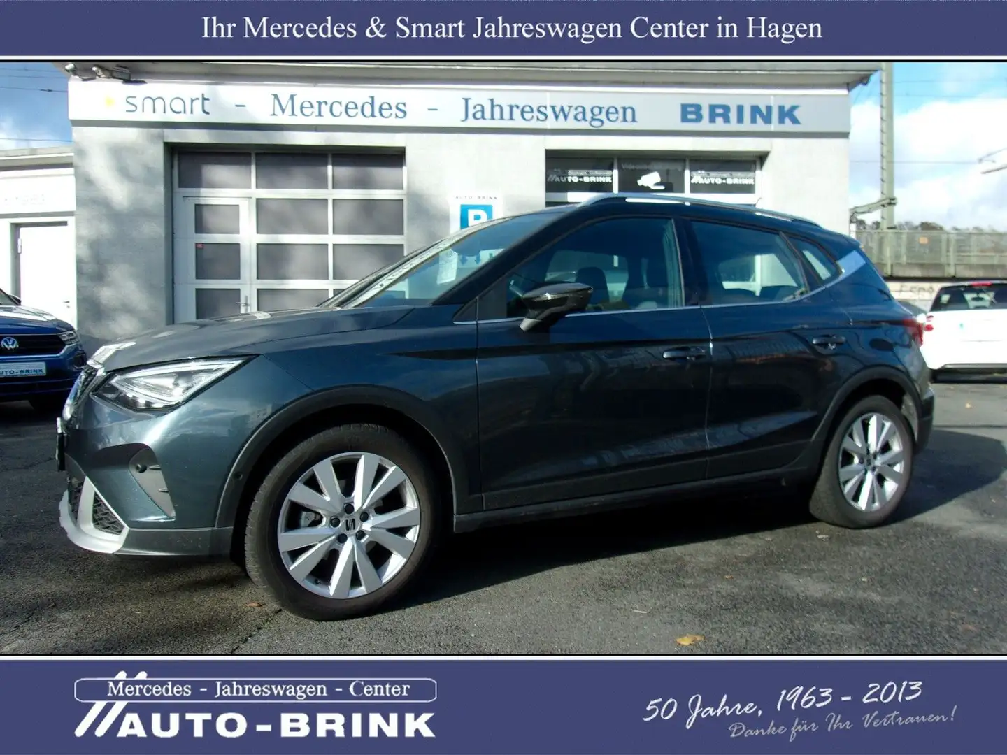 SEAT Arona Xperience DSG/Nav/RFK/aPTS/ACC/14tkm Grijs - 1