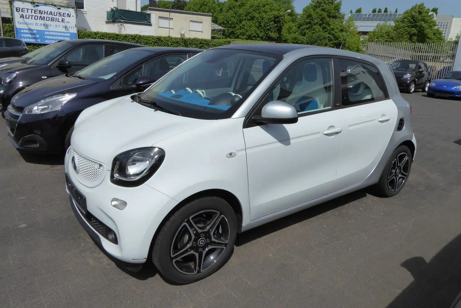 smart forFour Proxy erst 56.500 KM Pano-Dach R-Kamera Weiß - 1