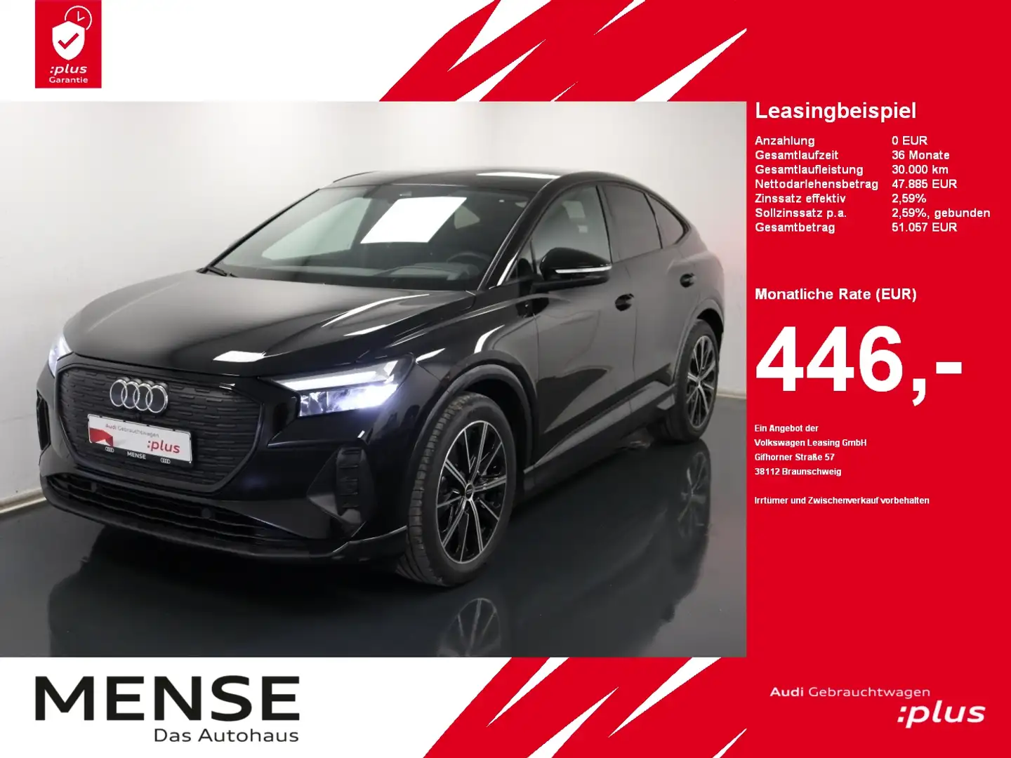 Audi Q4 e-tron Q4 Sportback e-tron 45 e-tron quattro |FLA|STH Чорний - 1