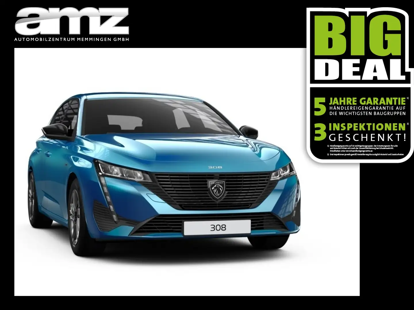 Peugeot 308 Style Limousine 1.5 Diesel Niebieski - 1