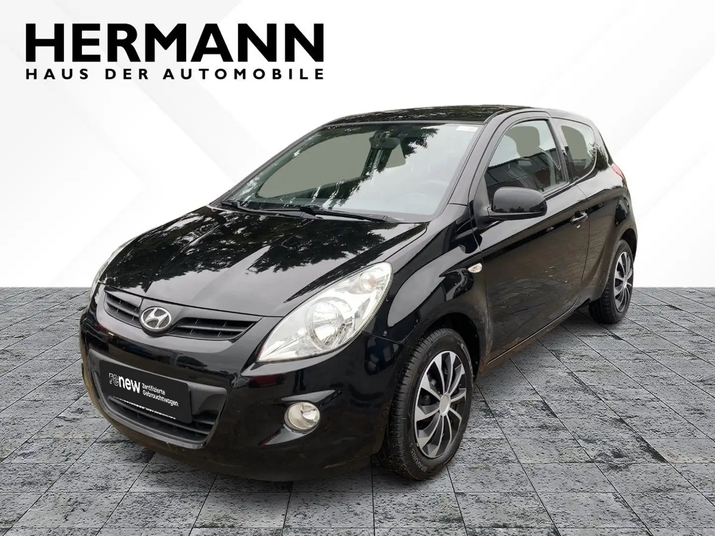 Hyundai i20 1.2 Comfort *KLIMA* Schwarz - 1