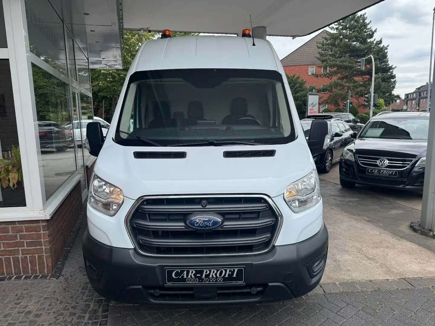 Ford Transit Kasten 350 L4 H3 Navi/Klima/AHK/PDC/1.Hd Blanc - 2