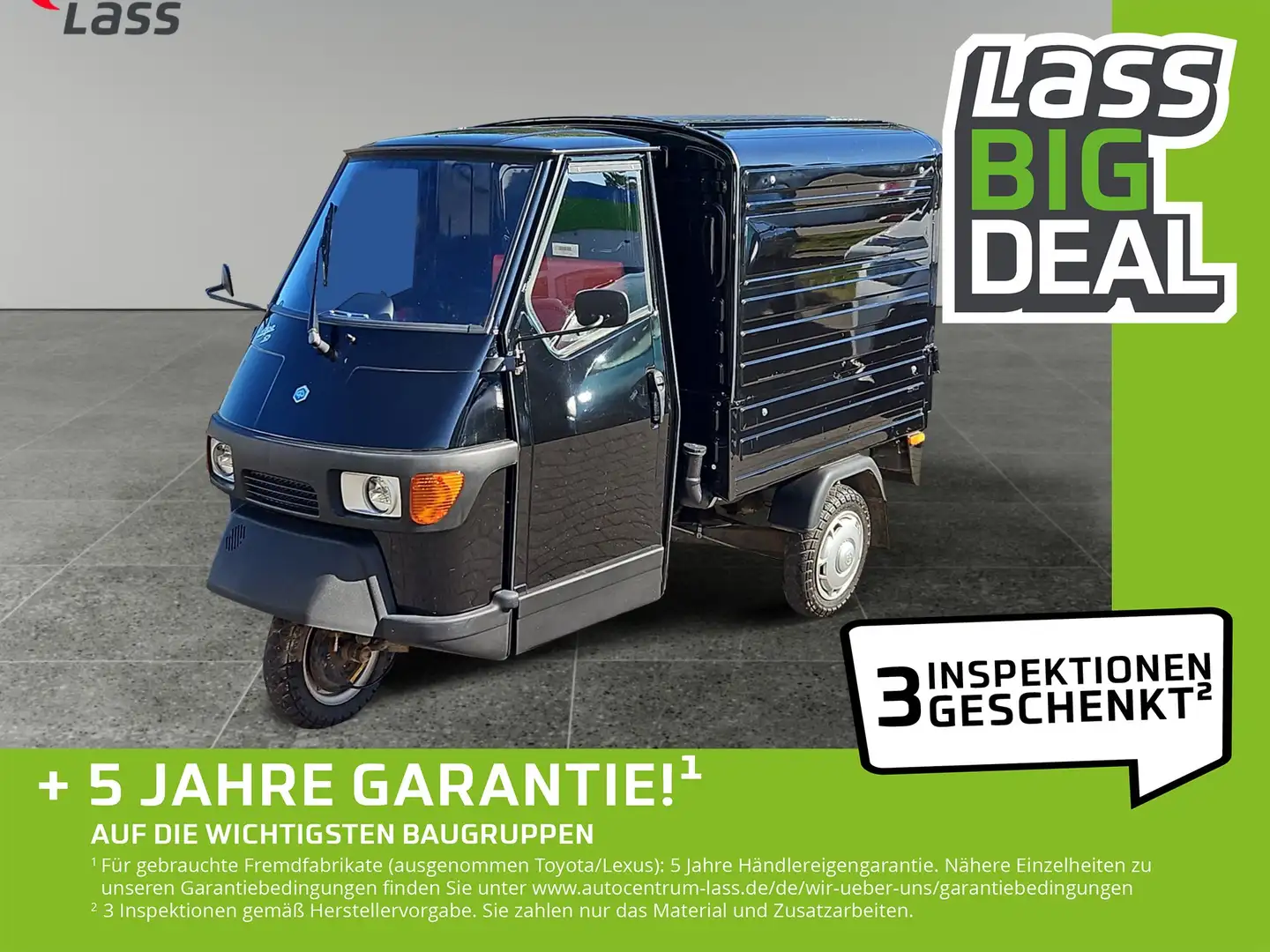 Piaggio Ape 50 C81 Var. 4 Ver. F2 Kasten Schwarz Schwarz - 1