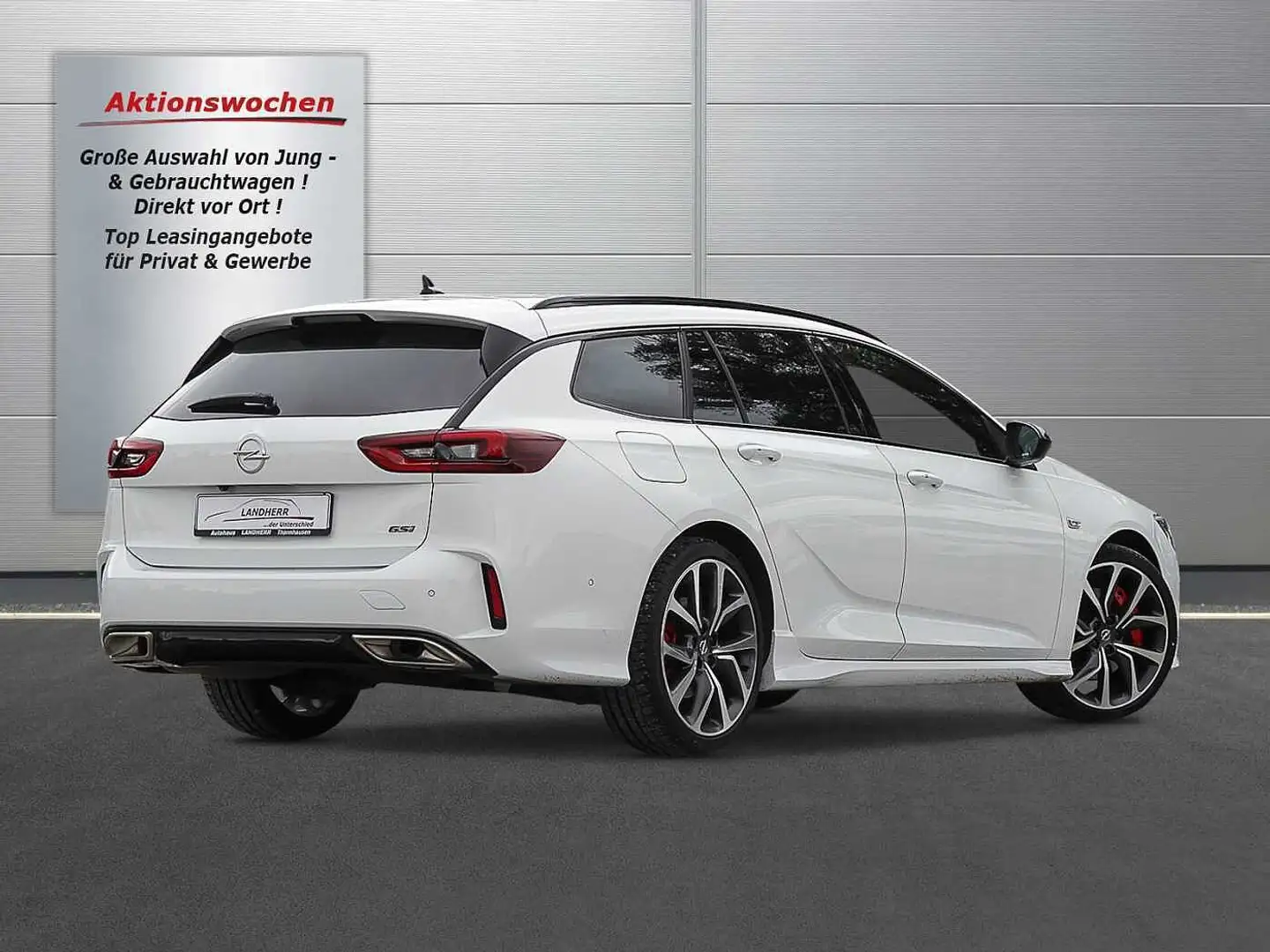 Opel Insignia 2.0 GSi SHT 4x4 EU6d, Blanc - 2