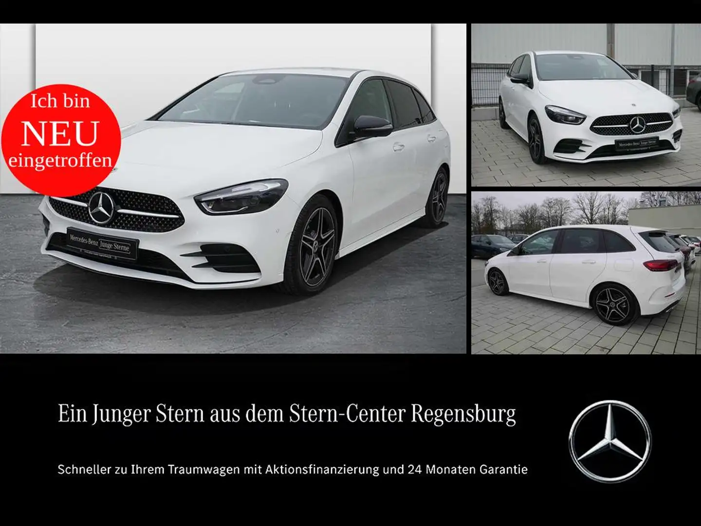 Mercedes-Benz B 220 d AMG+DISTRONIC+MULTIBEMA+NIGHT+Winter-Pak Blanc - 1