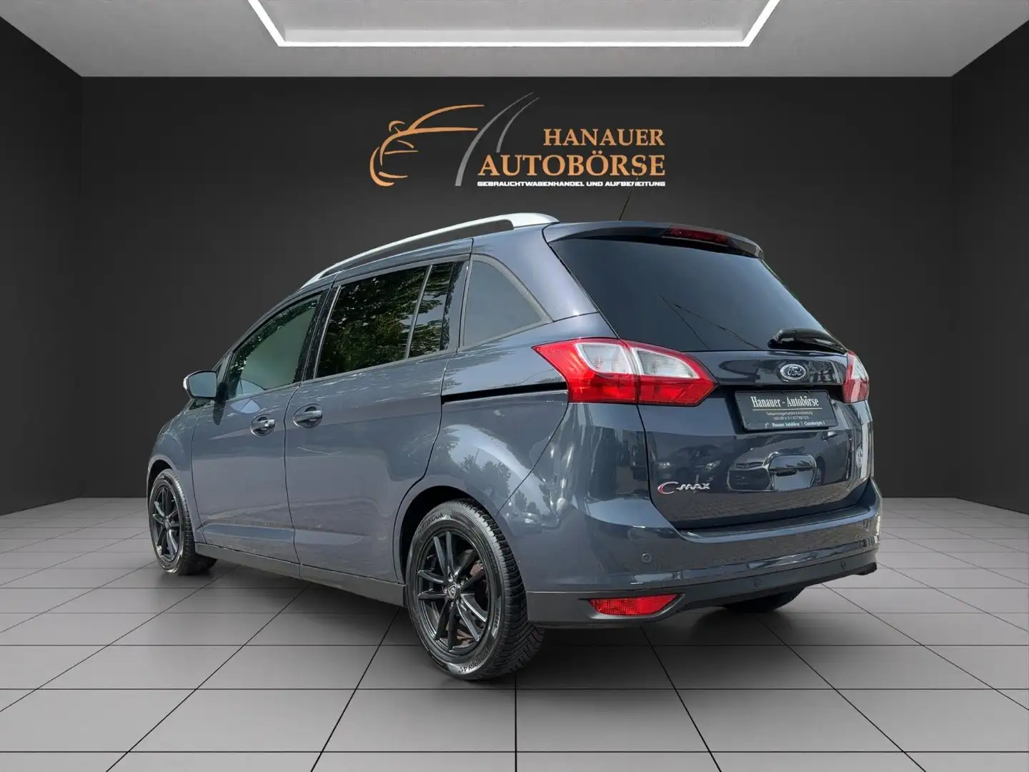 Ford Grand C-Max Business Edition'TÜV/2KLMA/PDC/ISFIX Gris - 2