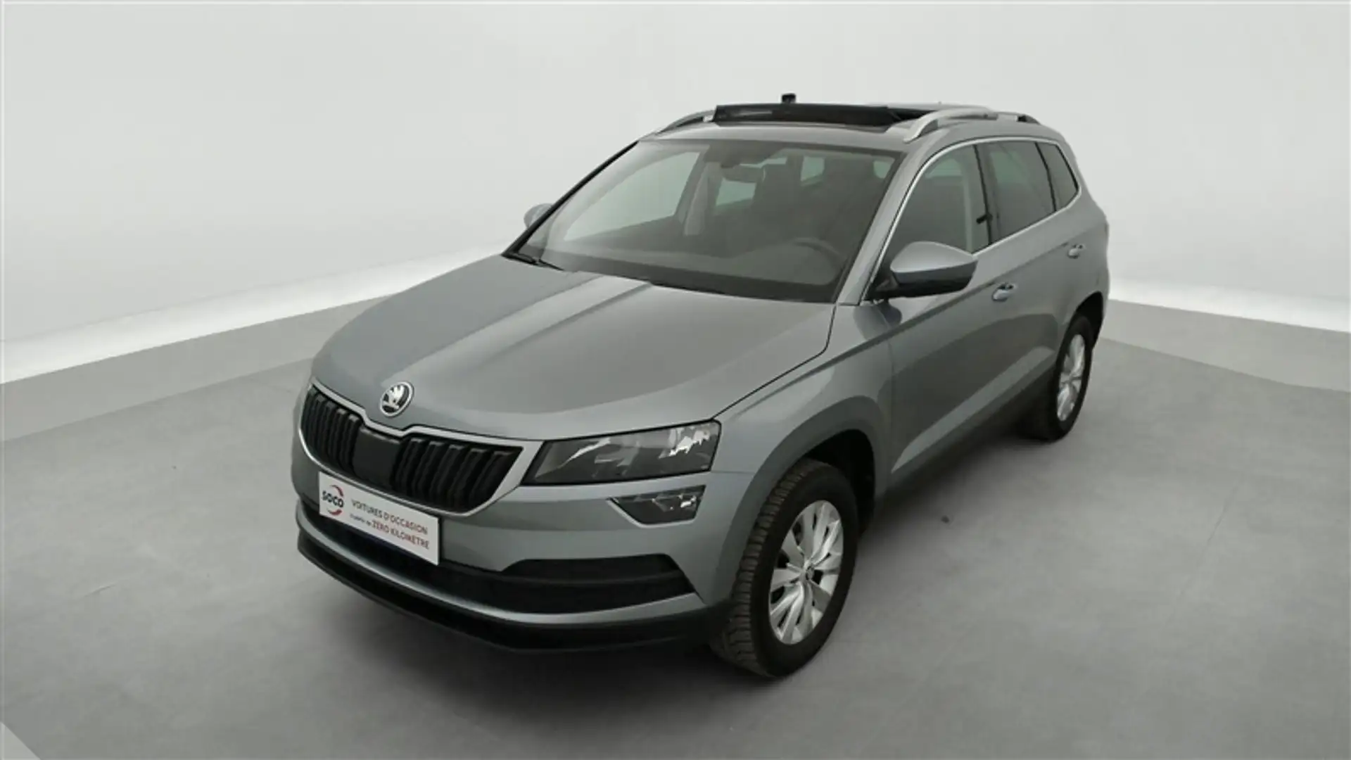 Skoda Karoq 1.0 TSI Ambition NAVI / CUIR / TOIT PANO Grijs - 1