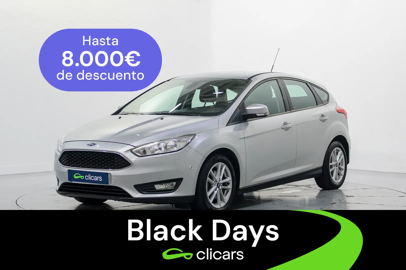 Ford Focus 1.0 Ecoboost Auto-S&S Trend+ 125 Gris - 1