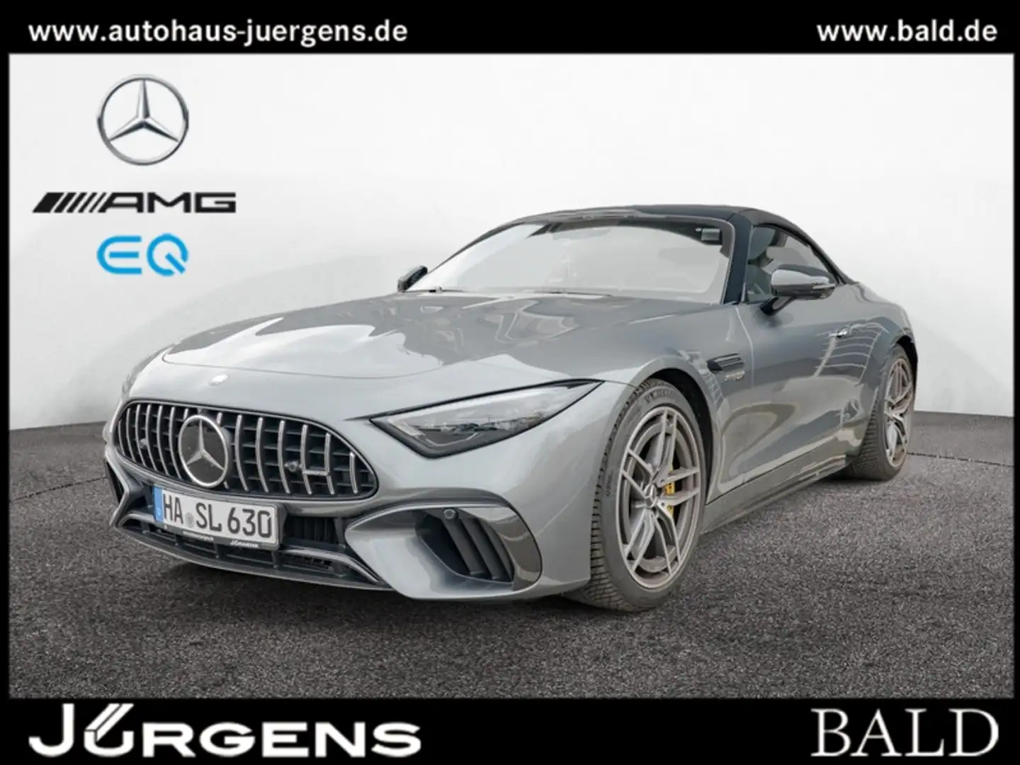 Mercedes-Benz SL 63 AMG 4M+ Perf-Sitze/Carbon/Burm/Sitzklima Šedá - 1