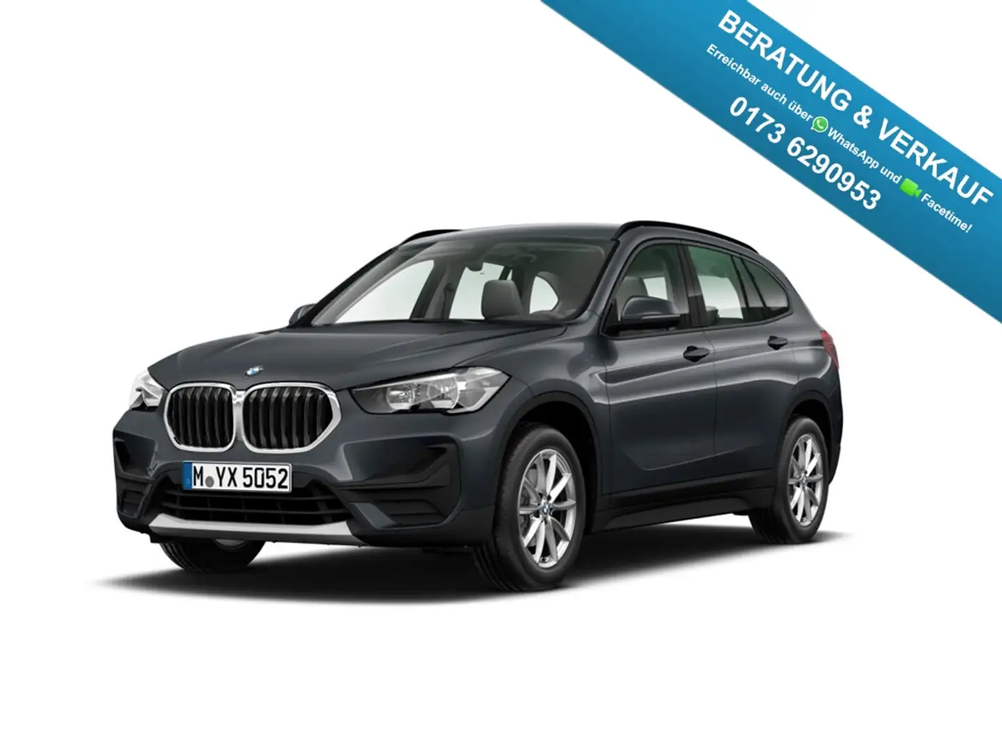 BMW X1 SDRIVE18D A AHK-abnehmbar AHK Navi Mehrzonenklima Grau - 1