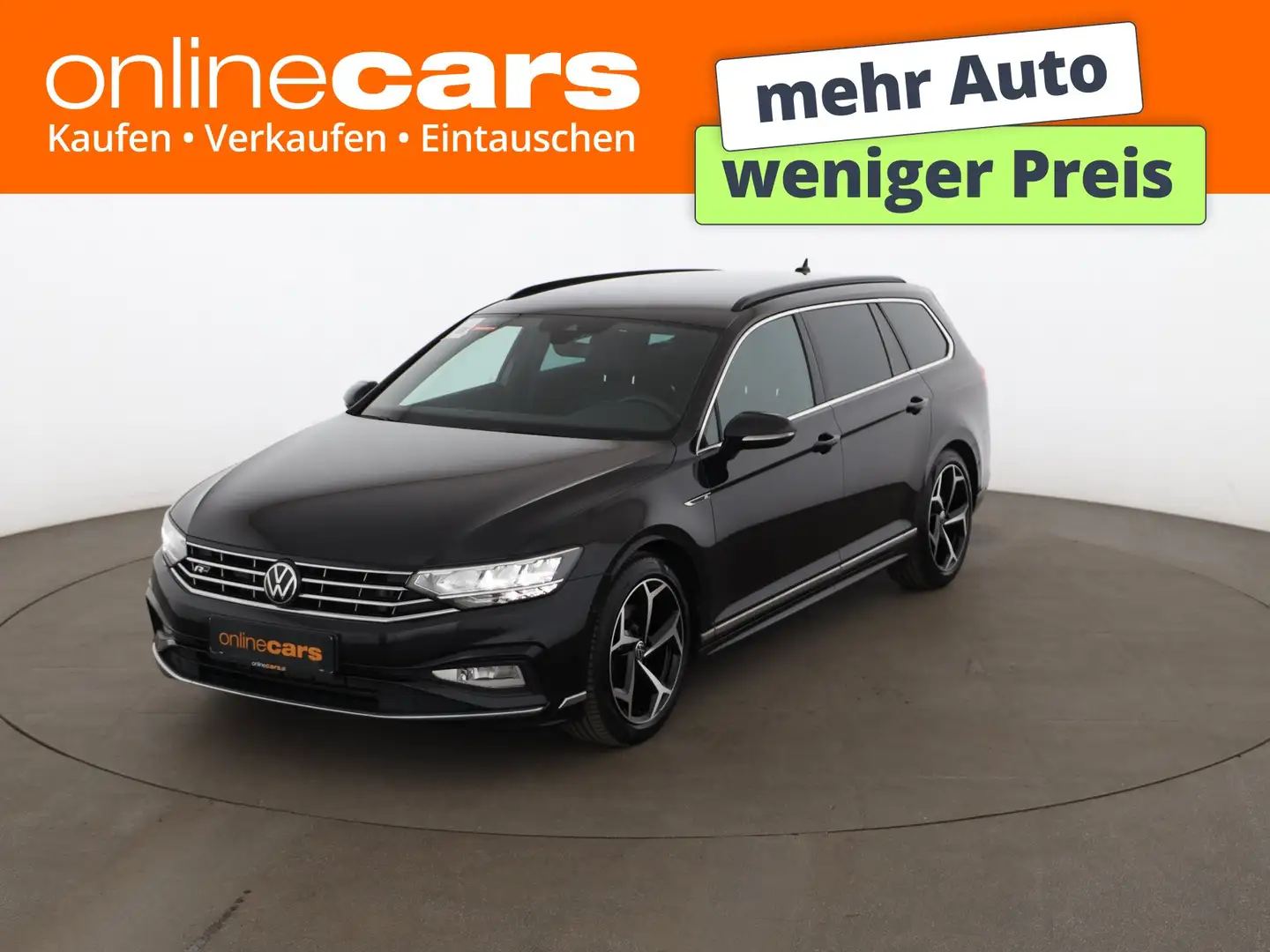 Volkswagen Passat Variant 2.0 TDI R-Line Aut LED AHK RADAR Schwarz - 1