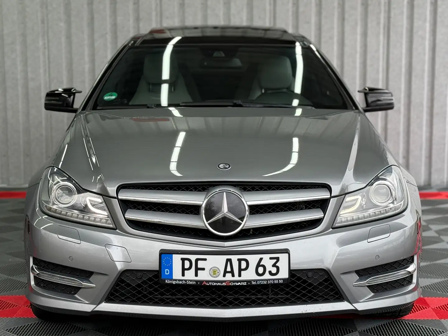 Mercedes-Benz C 350 C350 AMG-Line Pano Kamera H&K Distronic Totwinkel Silber - 2