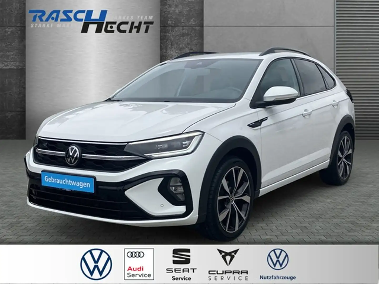 Volkswagen Taigo R-Line 1.0 TSI DSG, NAVI*LED*SHZ*PDC Weiß - 1