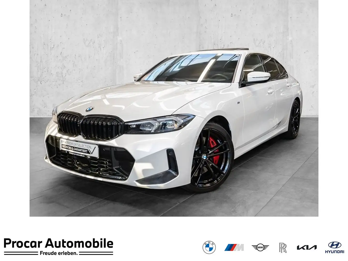 BMW 330 i xDrive Limousine M Sportpaket HK HiFi DAB Weiß - 1