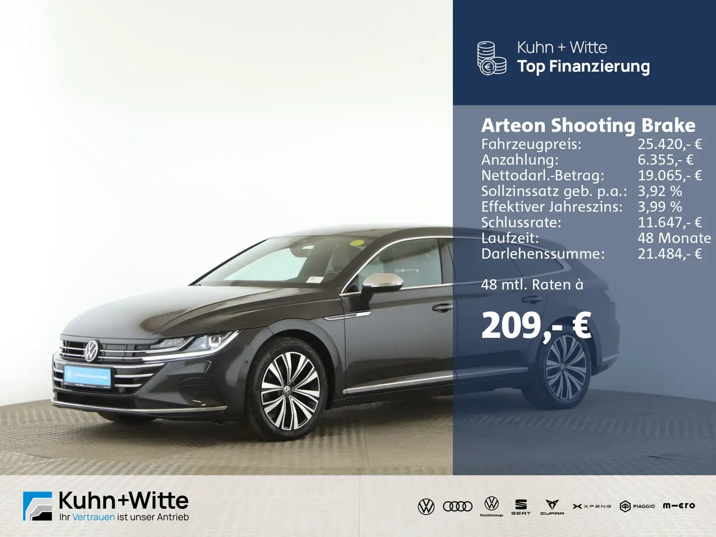 Volkswagen Arteon 1.4 TSI Elegance*Hybrid*IQ Gris - 1