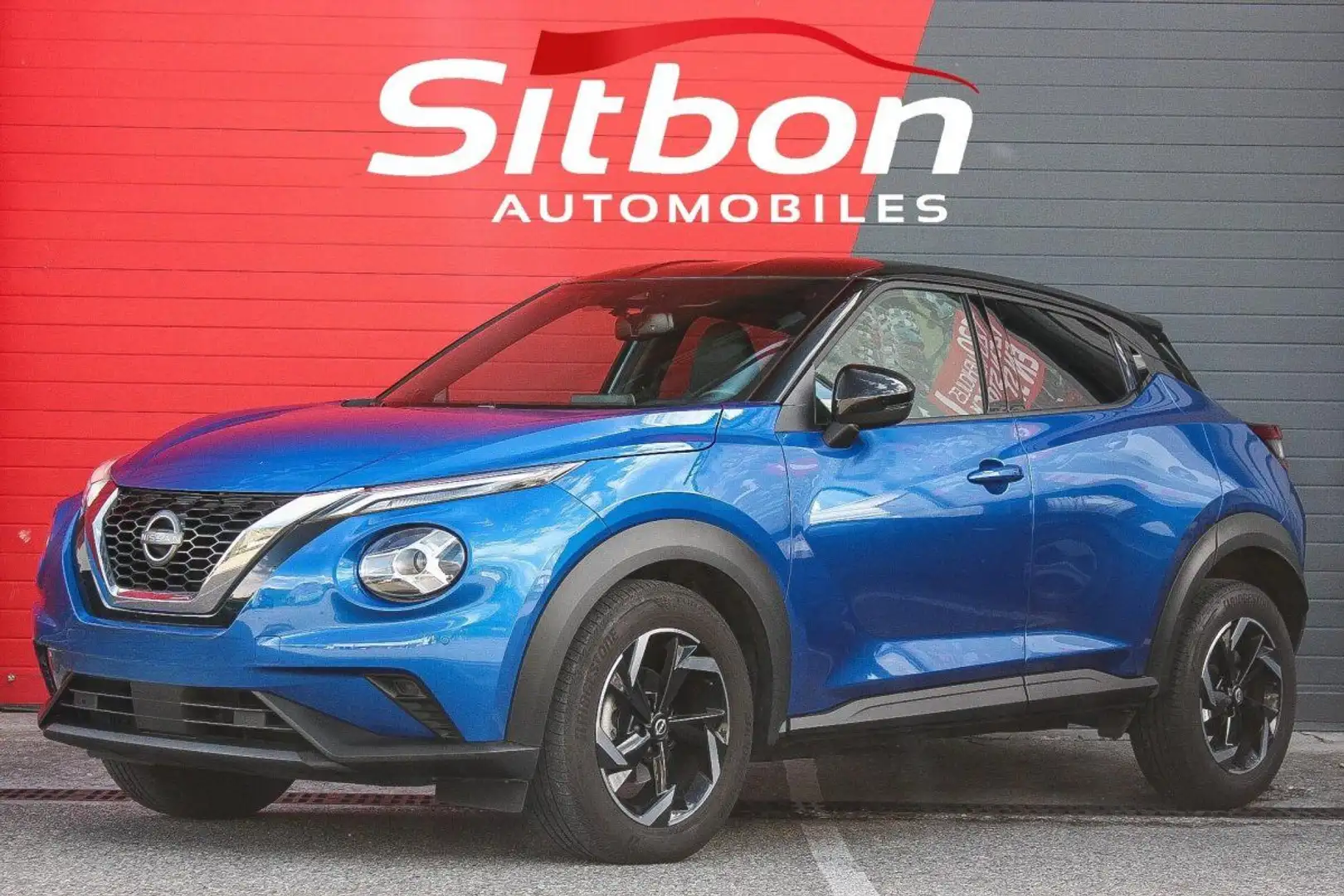 Nissan Juke 1.0 DIG-T 114 Shadow BI-TON CAMERA CARPLAY Blauw - 1