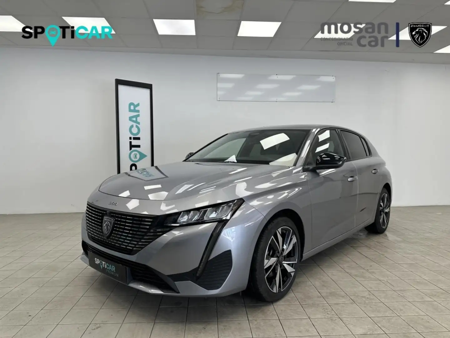 Peugeot 308 1.5 BLUEHDI 130 EAT8 ALLURE GPS LL17 RADAR AR+CAM Grau - 1