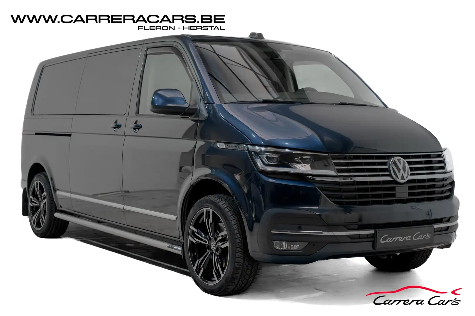 Volkswagen T6 Caravelle 2.0 TDi DSG*|CUIR*SG CHAUFF*DOUBLE CABINE*ATT.REM Синий - 1