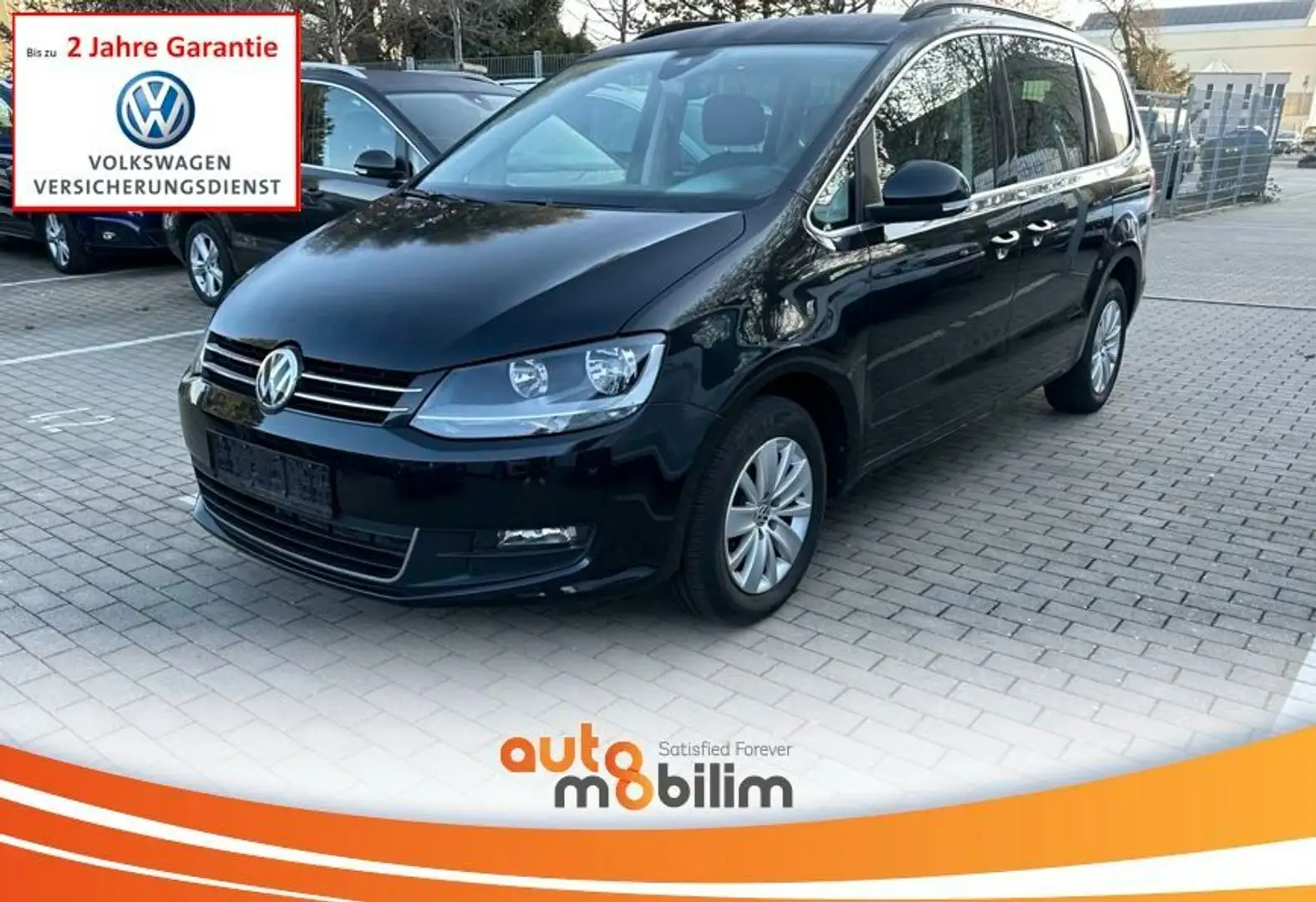 Volkswagen Sharan 2.0 TDI*DSG*7-Sitz*SpurA*TotW*NAV*PDC*SHZ Noir - 1
