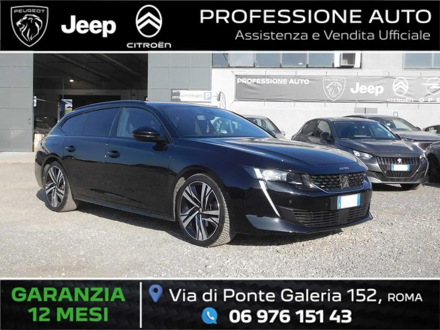 Peugeot 508 GT LINE BlueHDi 130 EAT8 PARK ASSIST CAM360 Zwart - 1