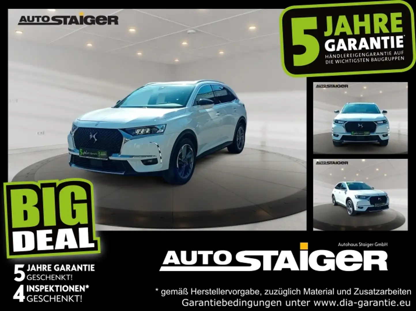 DS Automobiles DS 7 DS7 E-Tense Navi~Volleder~Sitzheizung~Garantie~ Wit - 1