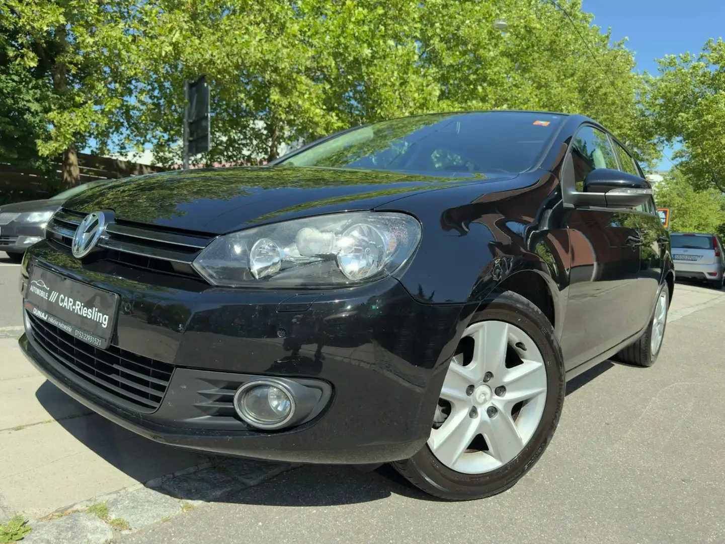 Volkswagen Golf VI Comfortline/KLIMA/AHK/ALU TÜV 2026 Schwarz - 2