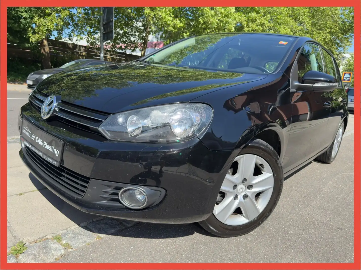 Volkswagen Golf VI Comfortline/KLIMA/AHK/ALU TÜV 2026 Schwarz - 1