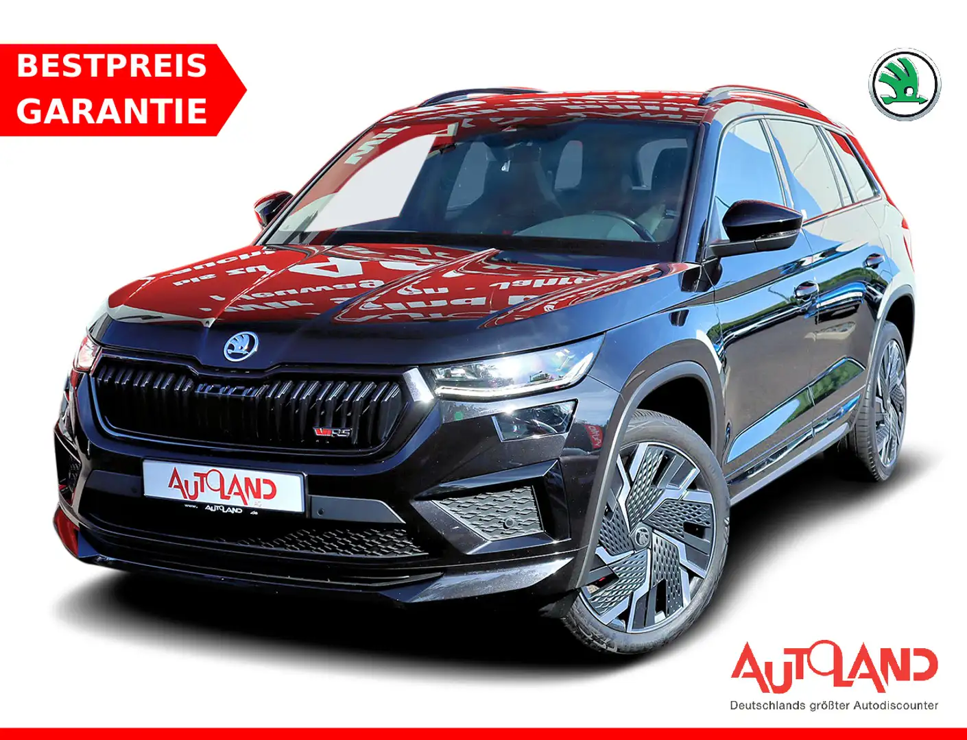 Skoda Kodiaq 2.0 TSI DSG RS 4x4 VC AHK LED Navi Memory Schwarz - 1
