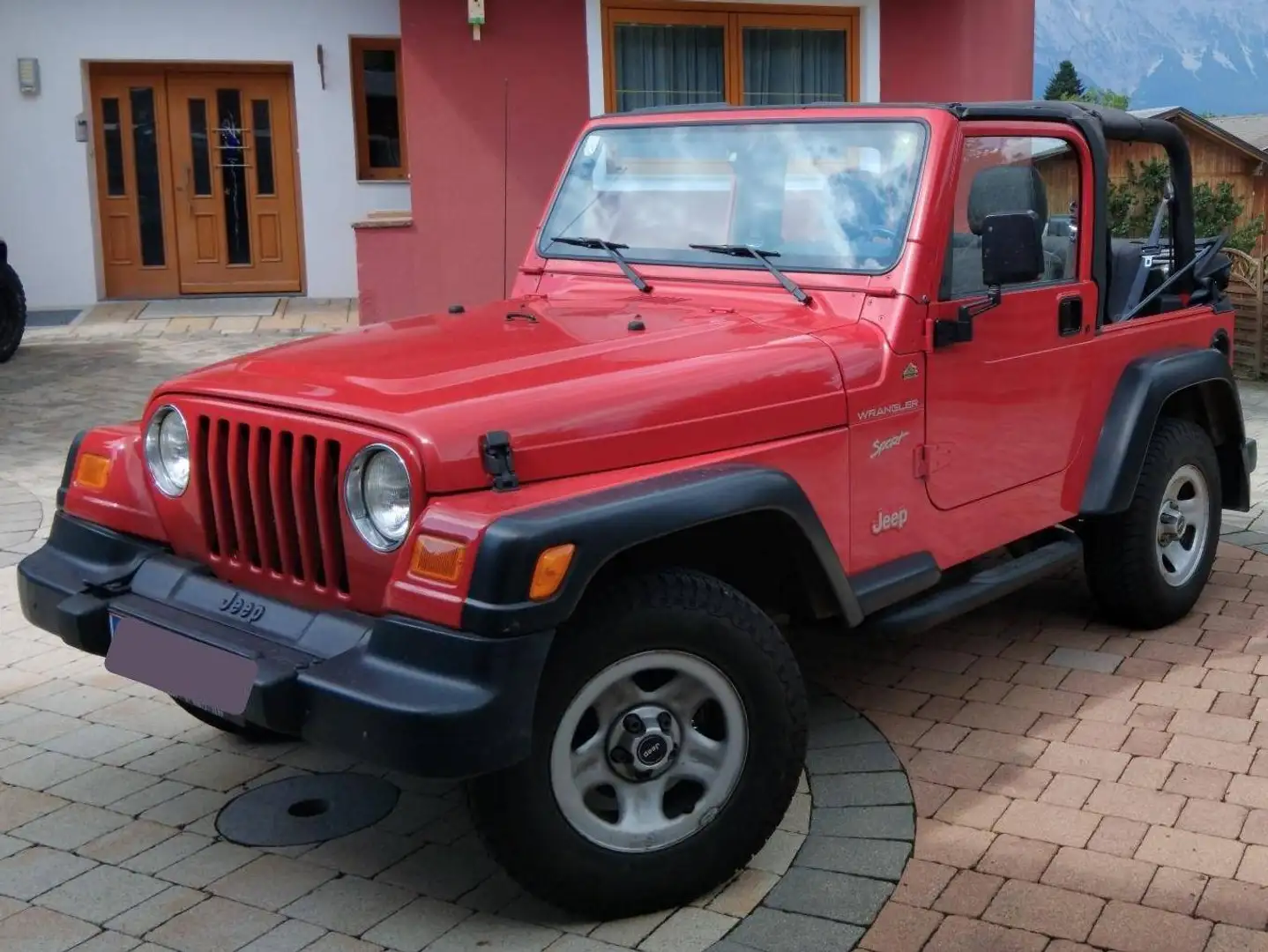 Jeep Wrangler Wrangler 2,5 Sport Soft Top Sport Rot - 1