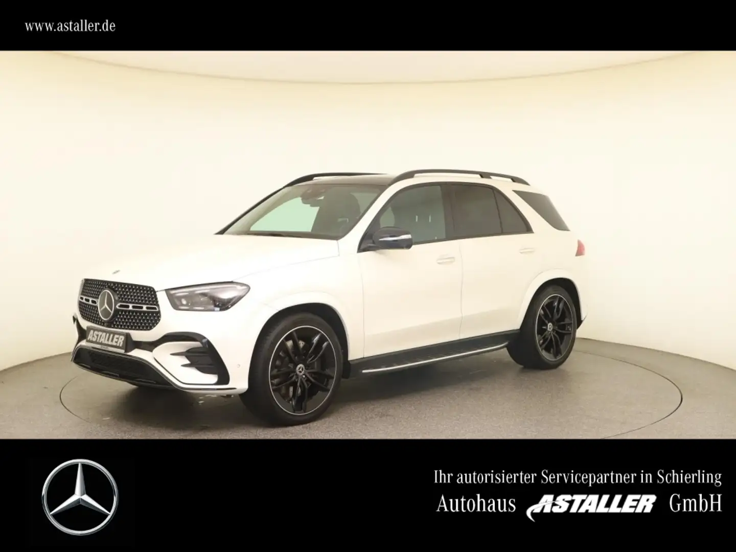 Mercedes-Benz GLE 450 4M AMG Line Prem+LED+MBUX+Night+Dis+360° Weiß - 1