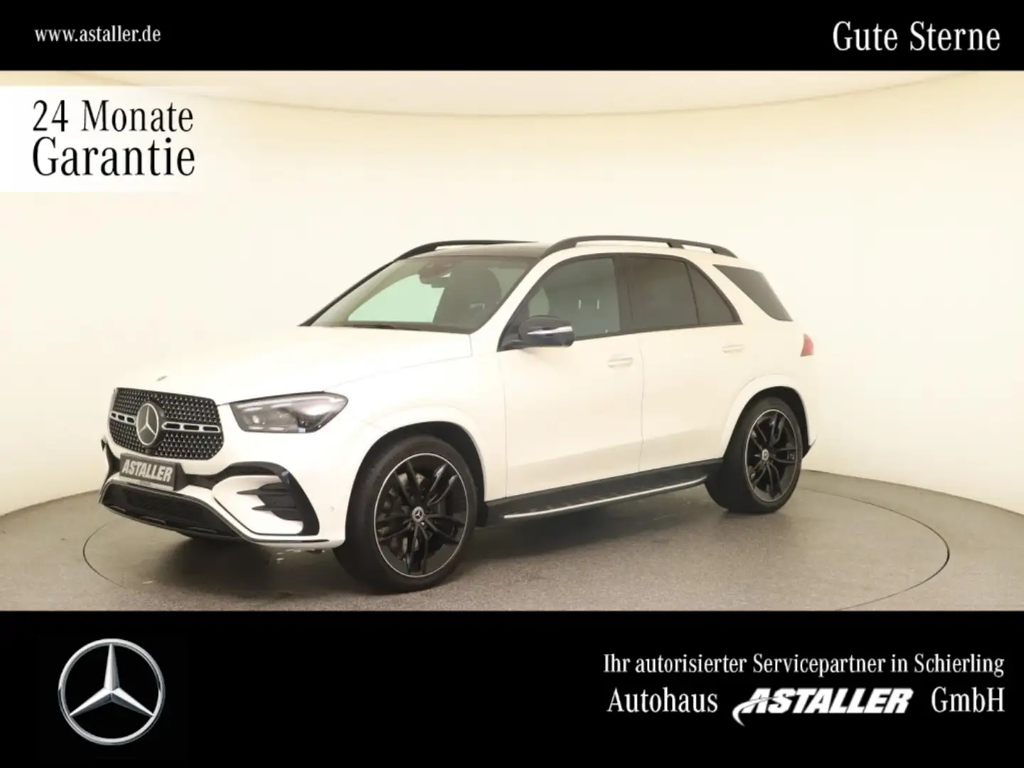 Mercedes-Benz GLE 450 4M AMG Line Prem+LED+MBUX+Night+Dis+360° Weiß - 1