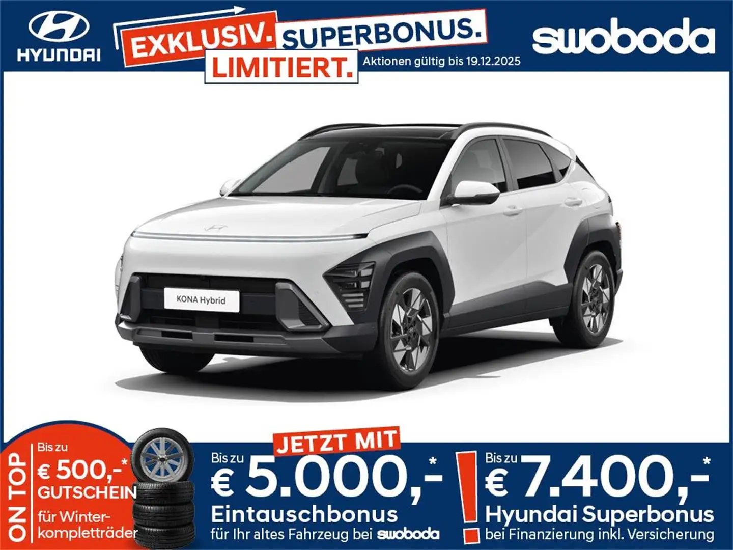 Hyundai KONA Kona HEV (SX2) GO Plus 1.6 GDI 2WD k5hu1-OP6 Bianco - 1