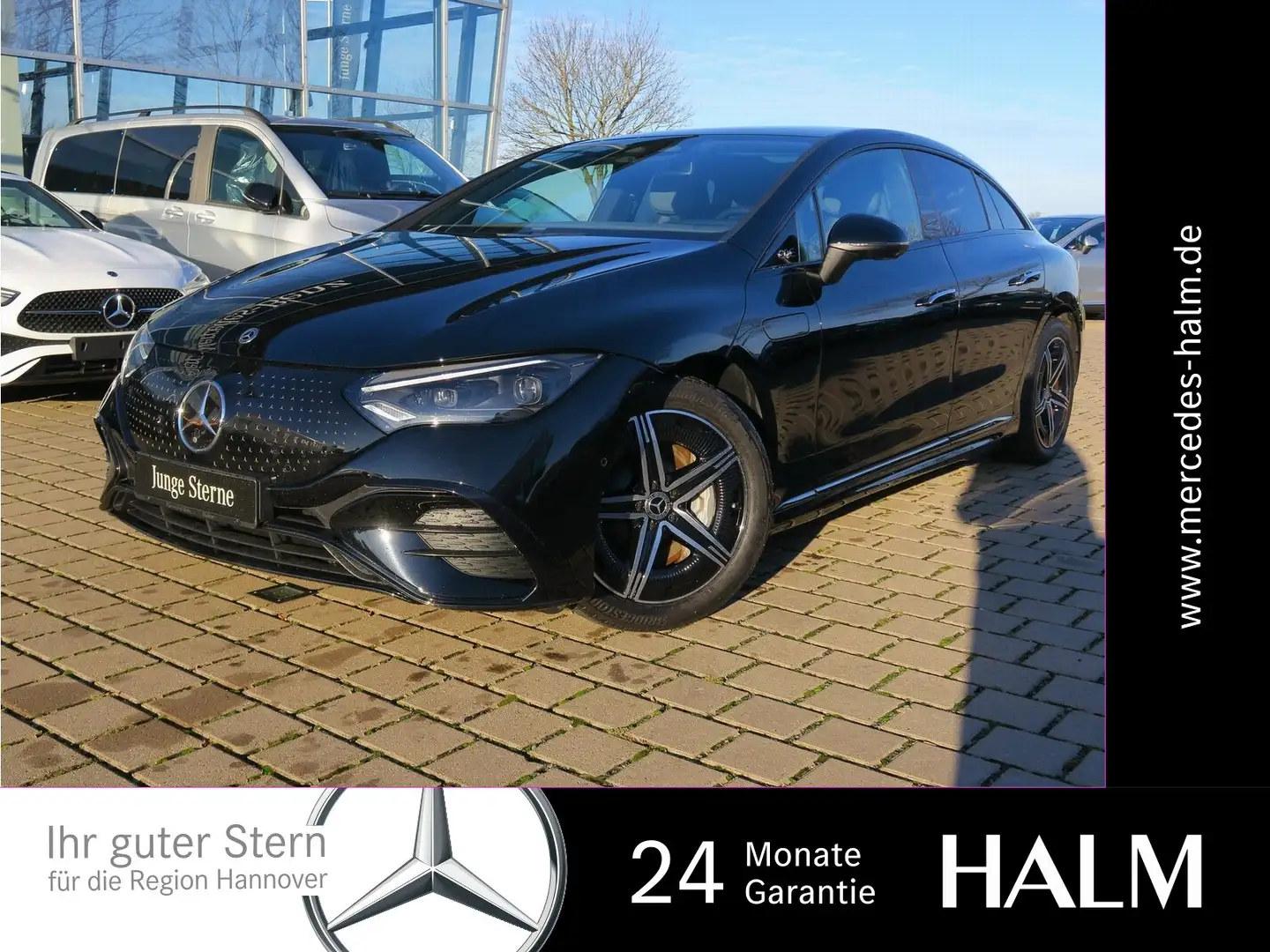 Mercedes-Benz EQE 350 4M AMG Line Premium Pano-Dach *FlexBonus Schwarz - 1