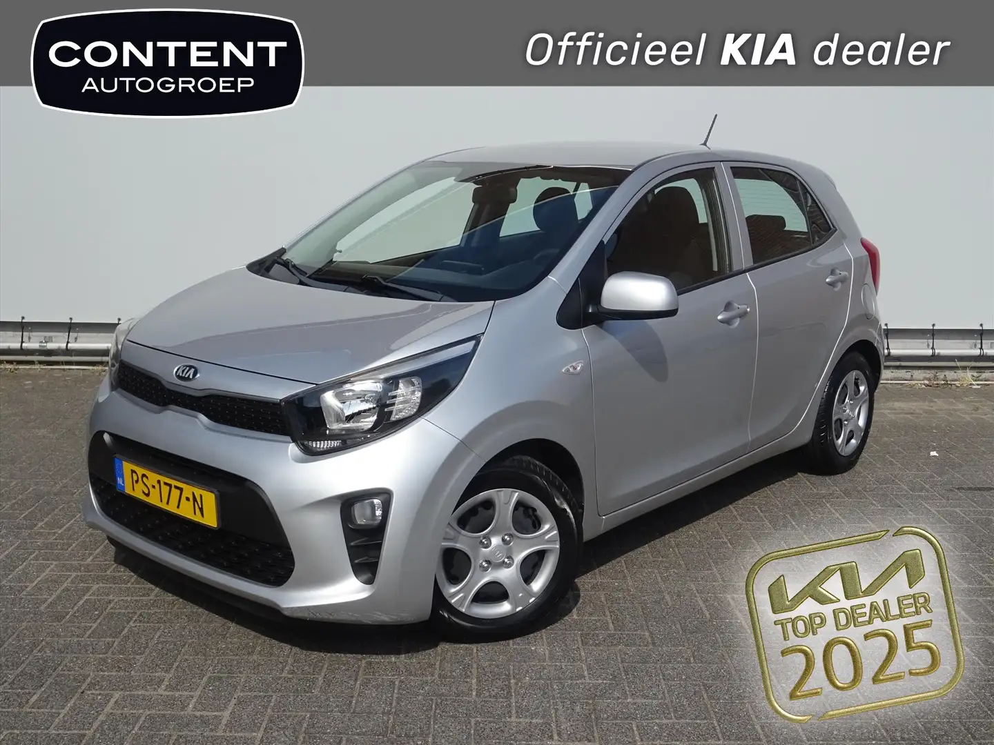 Kia Picanto 1.0 CVVT 66 PK 5D EconomyPlusLine Grijs - 1