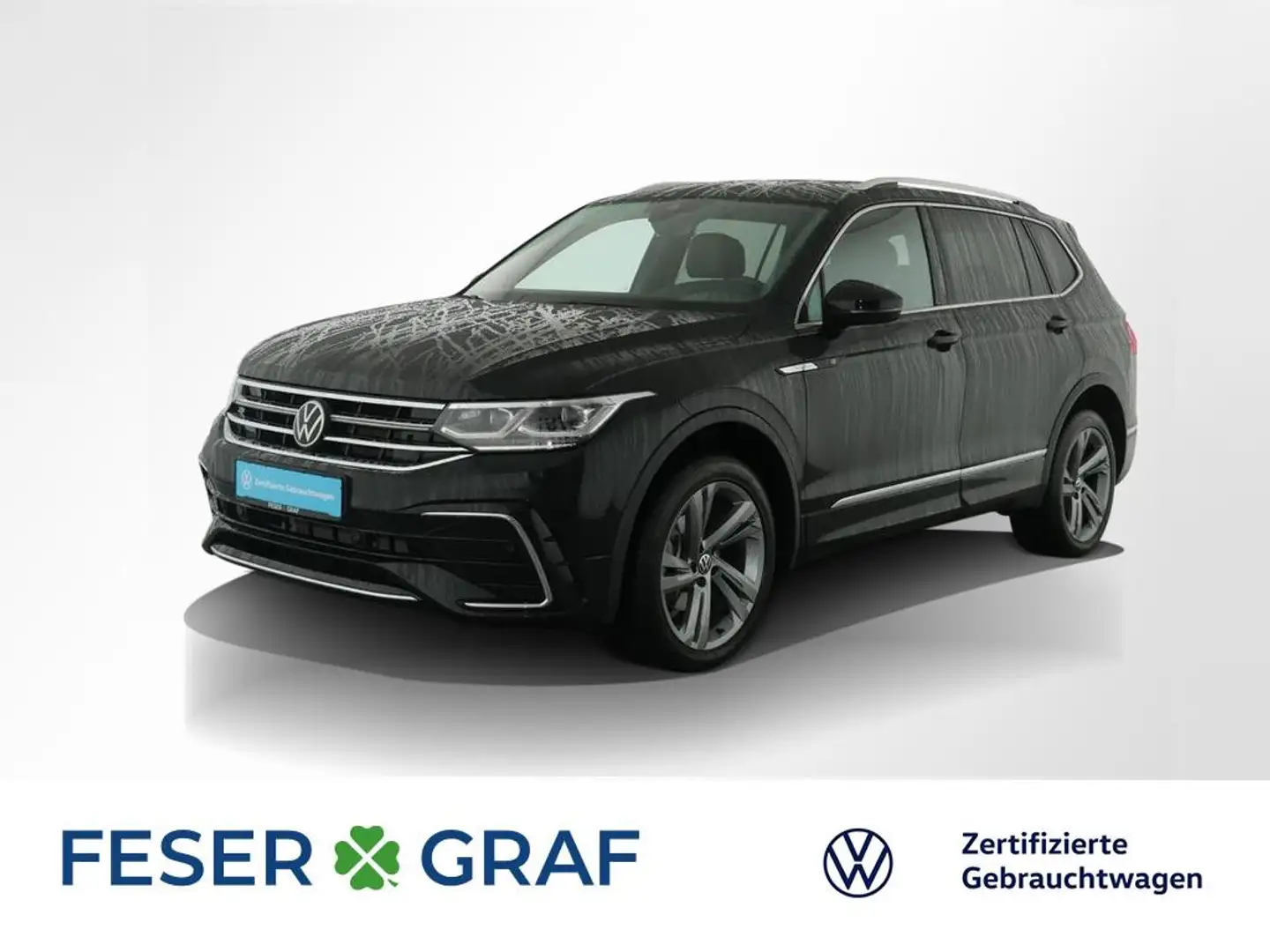 Volkswagen Tiguan R-Line 2.0 TDI DSG Navi Kamera LED Schwarz - 1