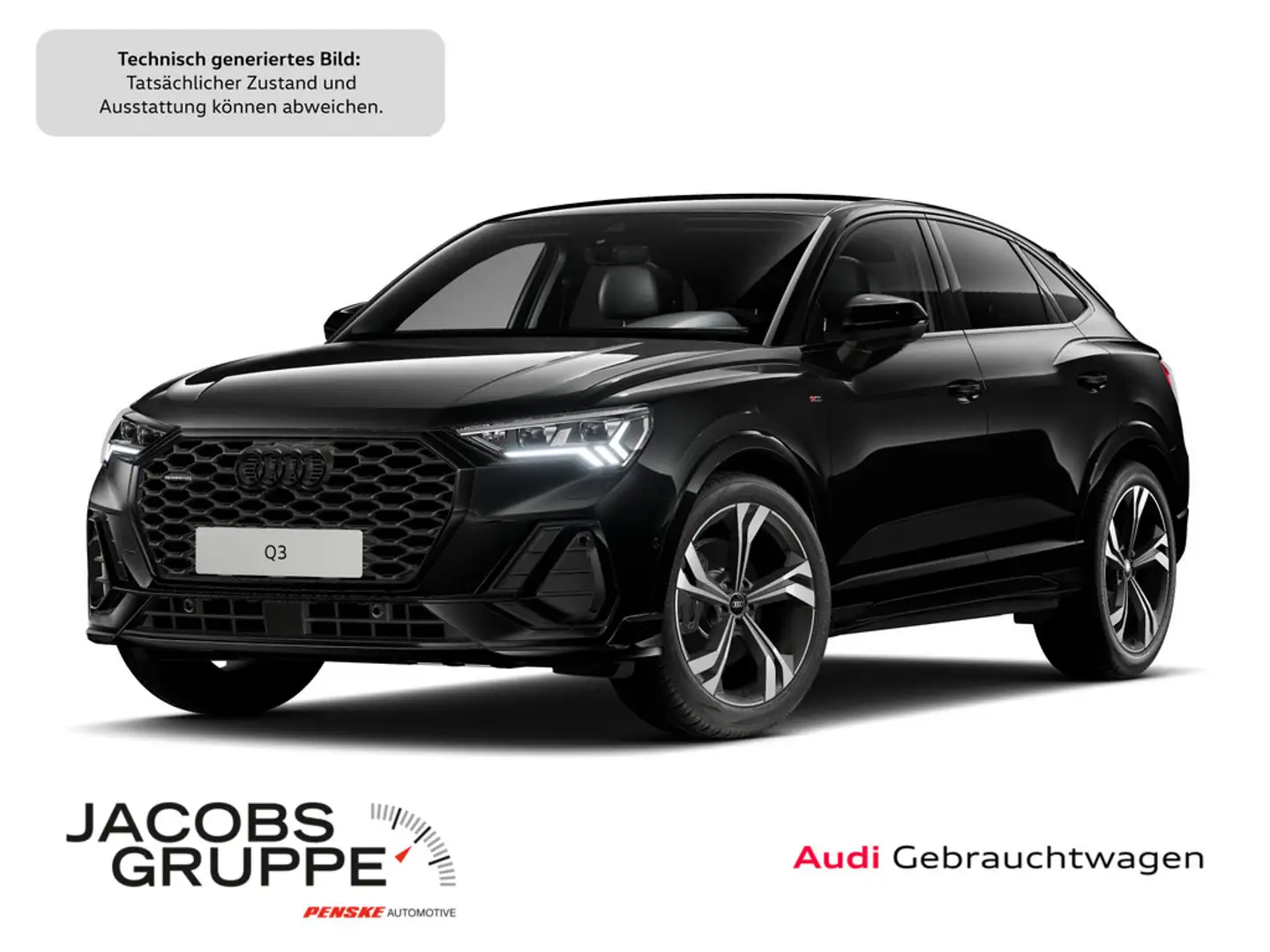 Audi Q3 Sportback 40 TDI quattro S-line S tronic,N Schwarz - 1