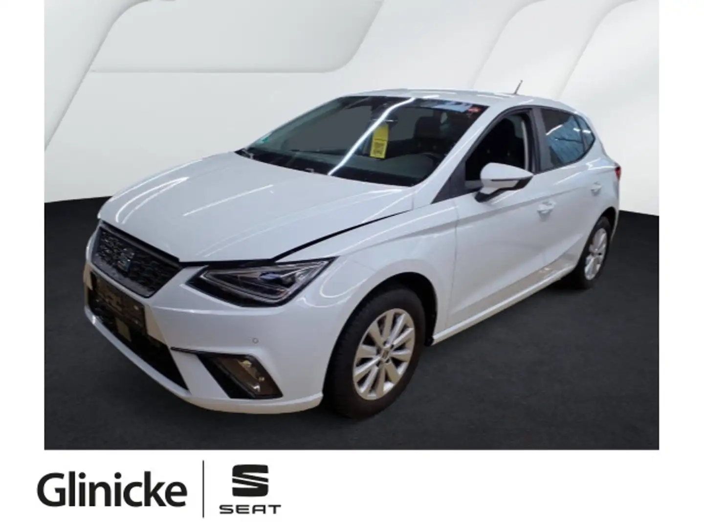 SEAT Ibiza Style 1.0 TSI Nav/Kam/LED/AppCon/ACC/SHZ Weiß - 1