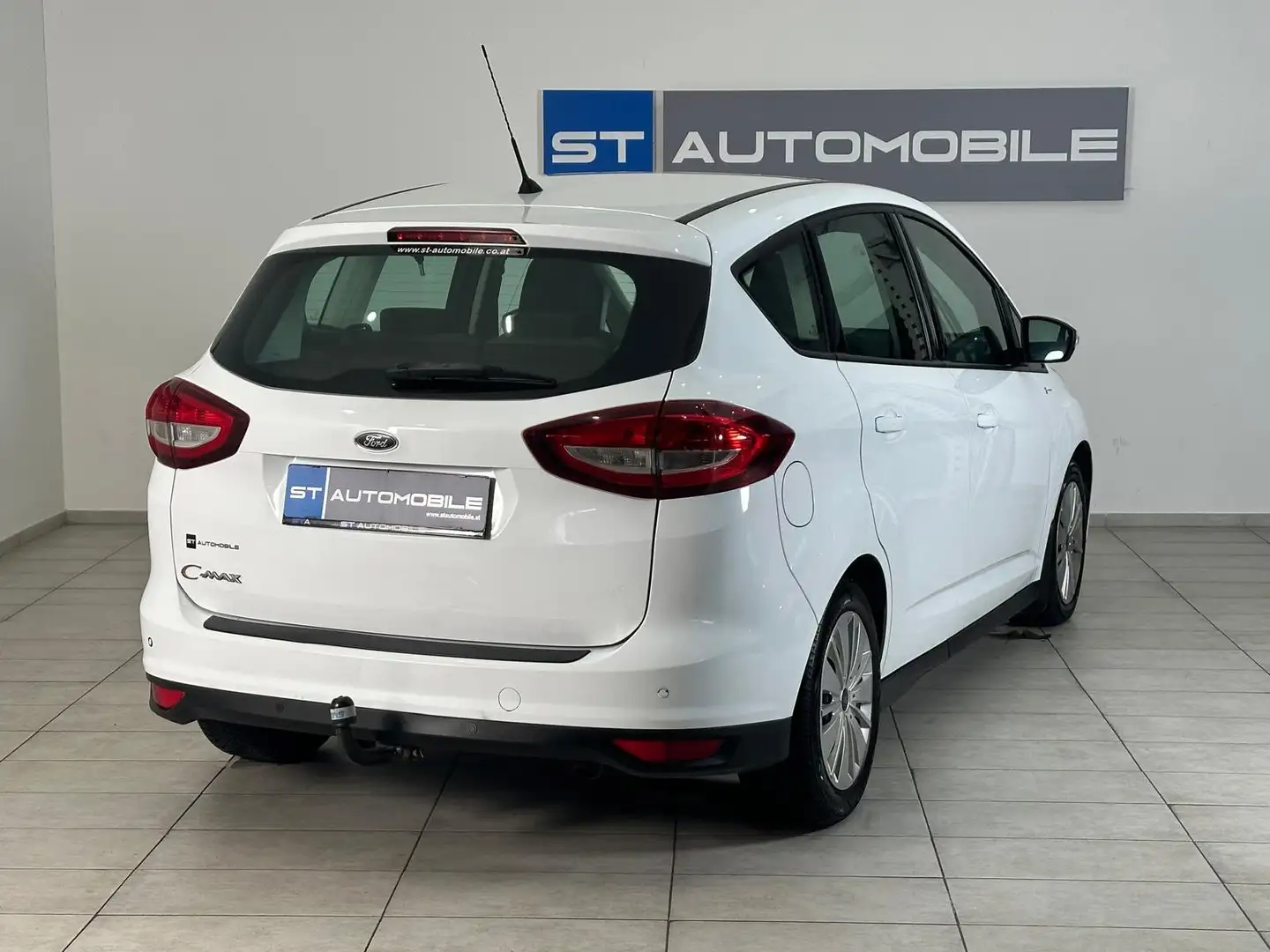 Ford C-Max Trend Aut. // 1.BESITZ // AHK // EINPARKHILFE // Weiß - 2