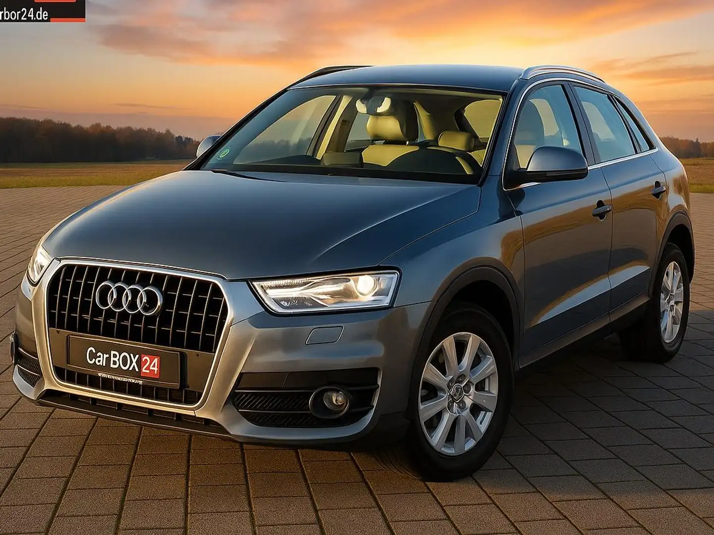 Audi Q3 2.0 TFSI quattro SERVICE / KLIMA / GARANTIE / AHK Gris - 1
