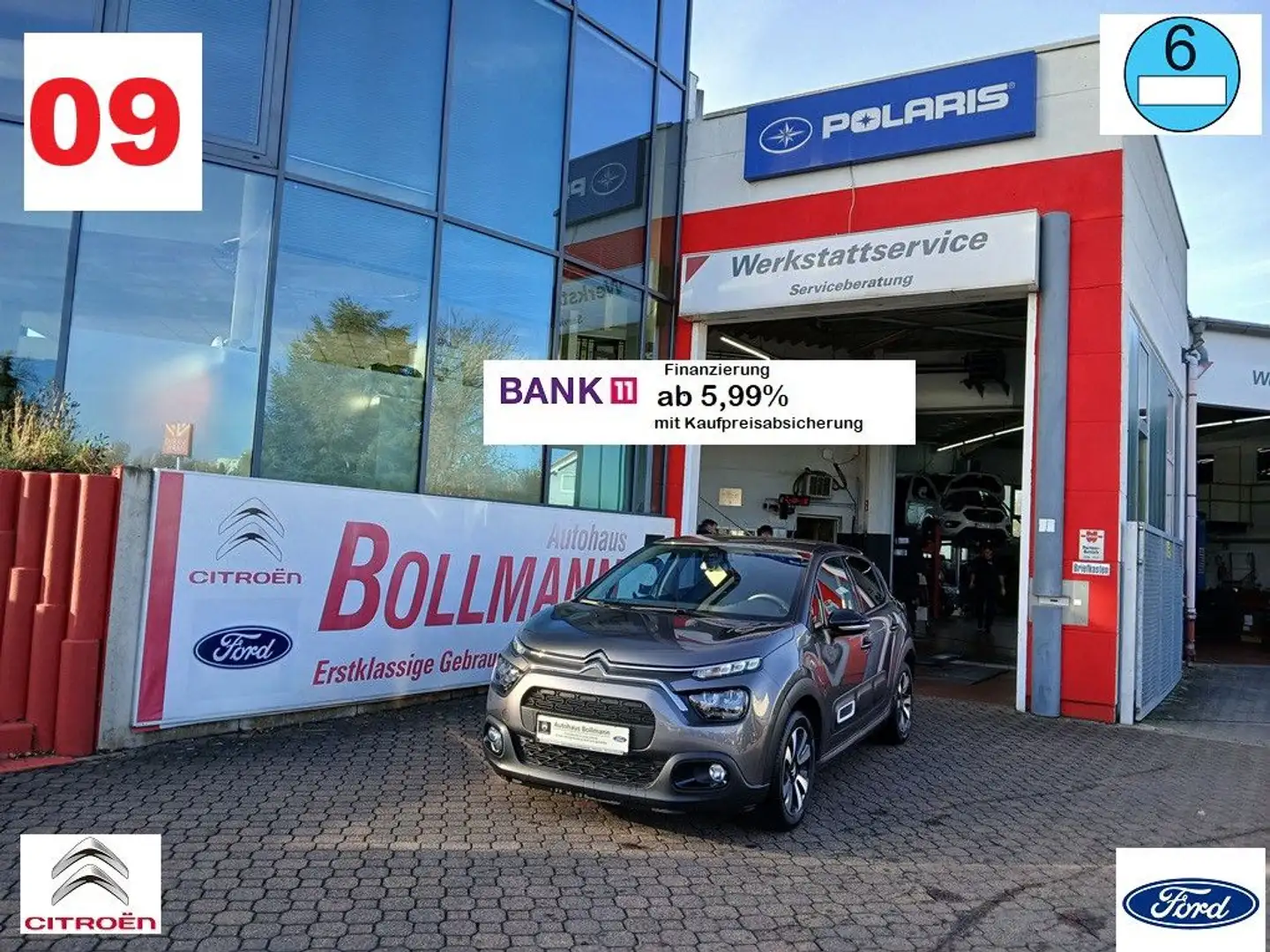 Citroen C3 Max, Automatik,Navi,Kamera,1Hd. Gris - 1