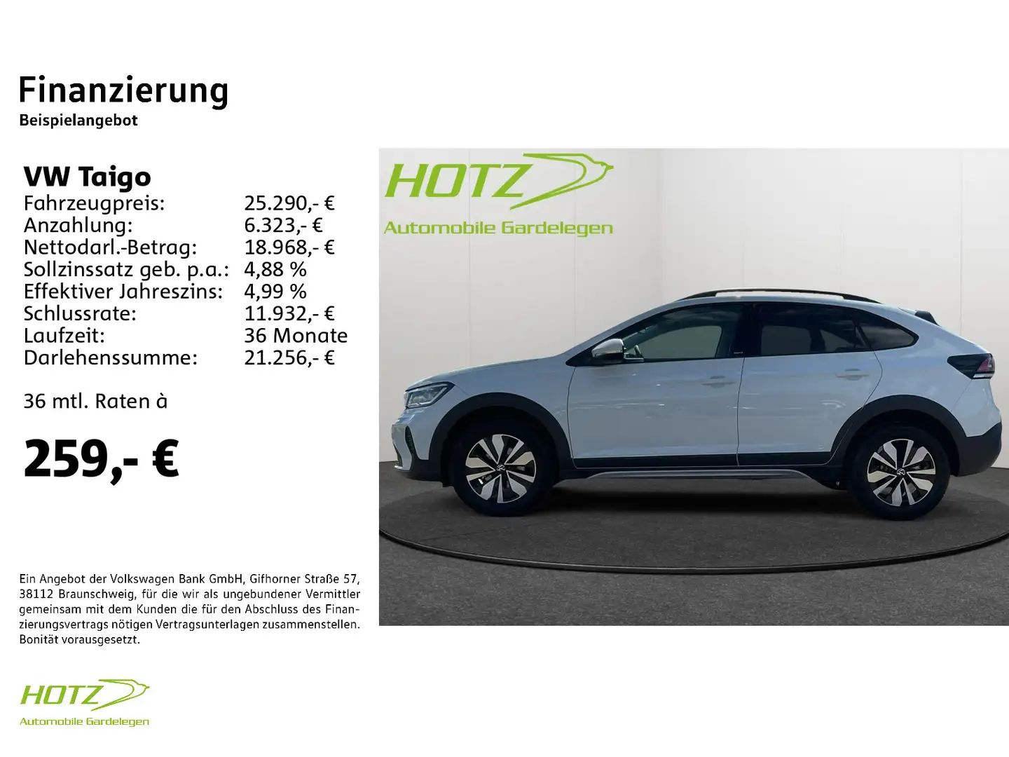 Volkswagen Taigo 1.0 TSI OPF DSG MOVE LED/App-Connect/DAB Weiß - 2