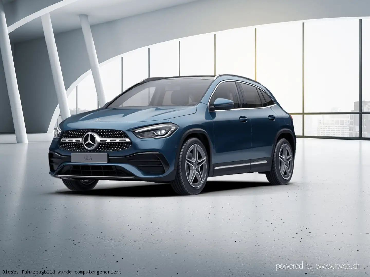 Mercedes-Benz GLA 250 GLA 250 4M AMG Line/Pano.-Dach/Kamera/LED/Navi Blau - 2
