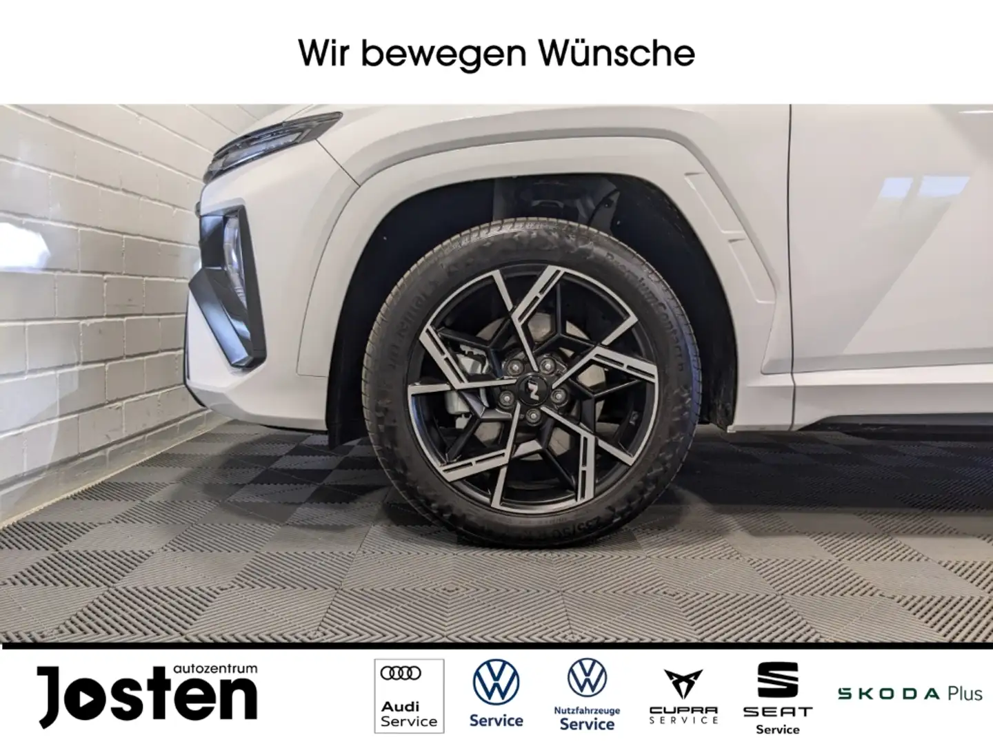 Hyundai TUCSON N-Line 1.6 T-GDI mHEV Navi Virtual ACC Blanc - 2